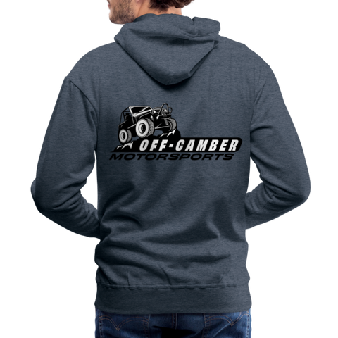 Off Camber Motorsports - Premium Hoodie - heather denim