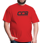 CCR Fabrication - T Shirt (Dark Logo) - red