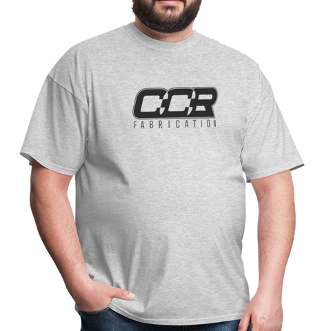 CCR Fabrication - T Shirt (Dark Logo) - heather gray