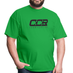 CCR Fabrication - T Shirt (Dark Logo) - bright green