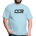 CCR Fabrication - T Shirt (Dark Logo) - powder blue