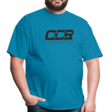 CCR Fabrication - T Shirt (Dark Logo) - turquoise