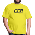 CCR Fabrication - T Shirt (Dark Logo) - yellow