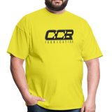 CCR Fabrication - T Shirt (Dark Logo) - yellow