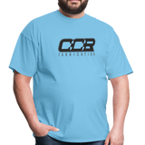 CCR Fabrication - T Shirt (Dark Logo) - aquatic blue