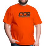 CCR Fabrication - T Shirt (Dark Logo) - orange